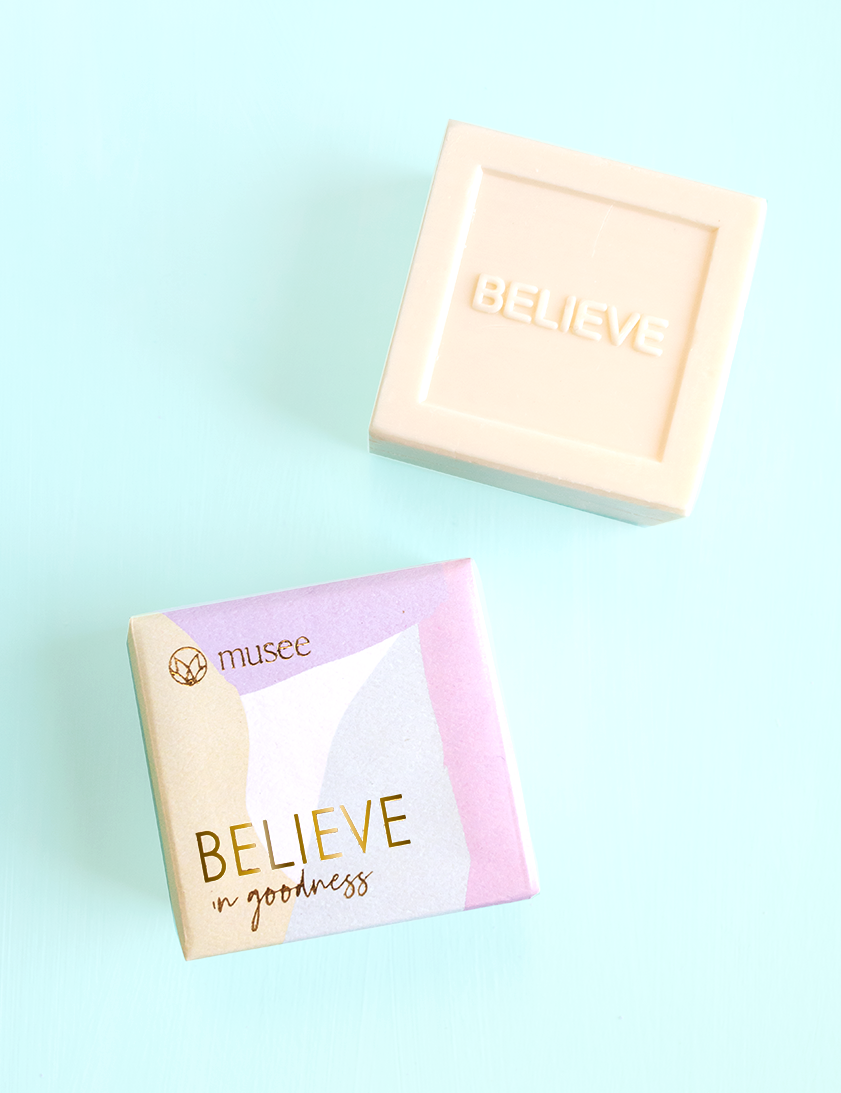 MUSEE:  BELIEVE IN GOODNESS BAR SOAP