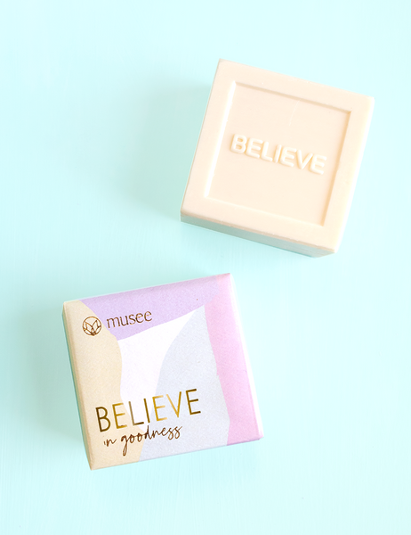 MUSEE:  BELIEVE IN GOODNESS BAR SOAP