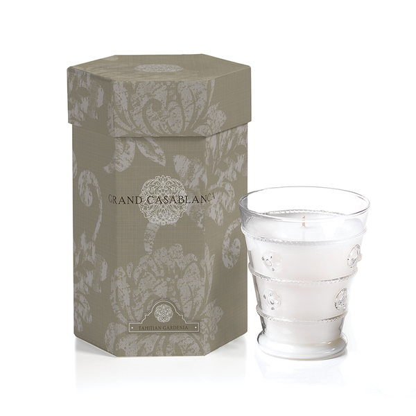 GRAND CASABLANCA CANDLE JAR:  TAHITIAN GARDENIA
