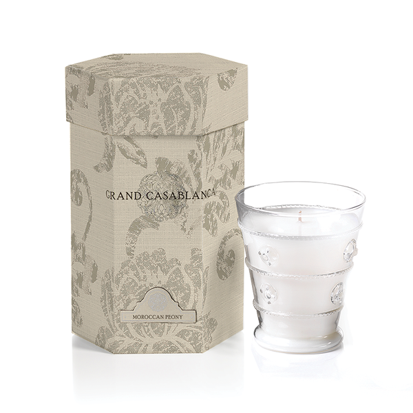 GRAND CASABLANCA CANDLE JAR:  MOROCCAN PEONY