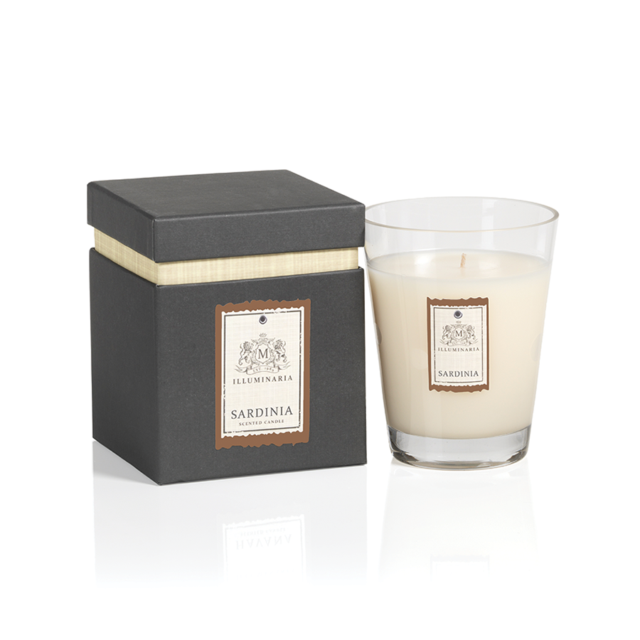 ILLUMINARIA SCENTED CANDLE JAR IN GIFT BOX - SMALL... SARDINIA