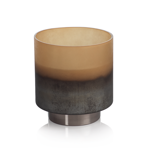 CORTINA SCENTED CANDLE -TWO TONED… AMBER - BOURBON PEPPER