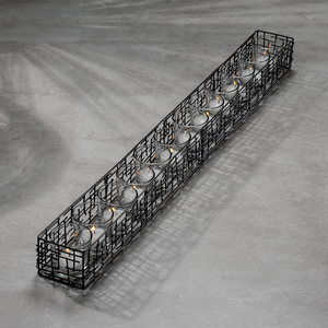 DAKAR METAL 12 GLASS CANDLE HOLDER