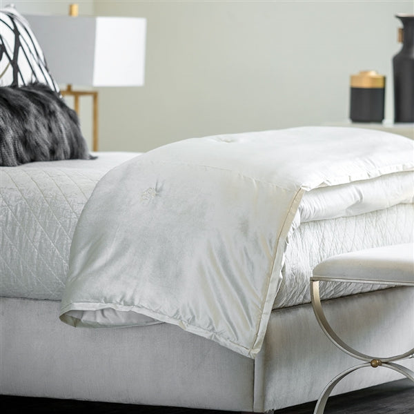 CHLOE KING COMFORTLET (PADDED) / IVORY VELVET 112X98