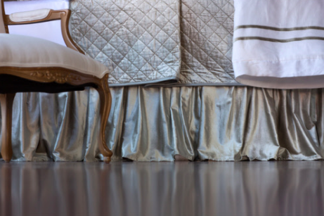 LILI ALESSANDRA CHLOE GATHERED 3 PANEL BED SKIRT