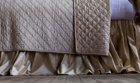 LILI ALESSANDRA CHLOE GATHERED 3 PANEL BED SKIRT