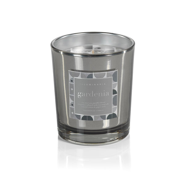 ILLUMINARIA ABSTRACT CANDLE JAR - GARDENIA