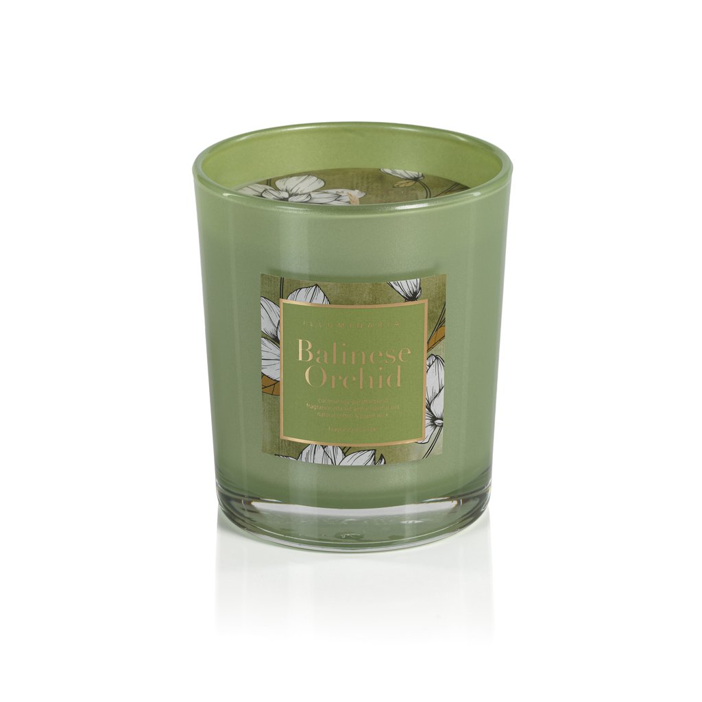 ILLUMINARIA FLORAL CANDLE JAR - BALINESE ORCHID