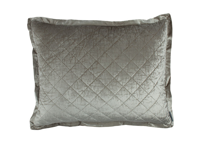 LILI ALESSANDRA CHLOE ICE SILVER VELVET LUXURY COVERLET & BEDDING