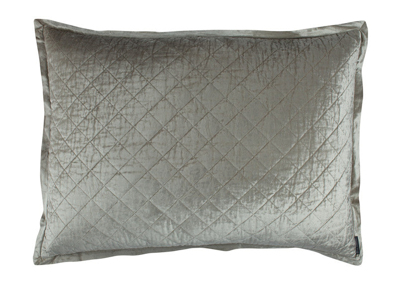 LILI ALESSANDRA CHLOE ICE SILVER VELVET LUXURY COVERLET & BEDDING