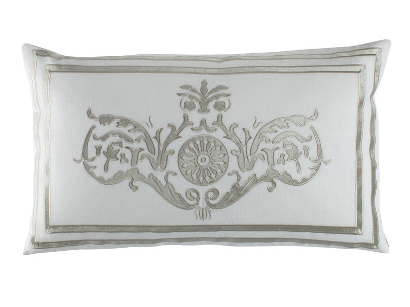 LILI ALESSANDRA SOHO WHITE WITH ICE SILVER BEDDING