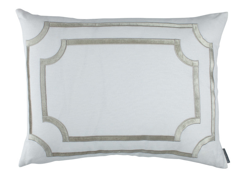 LILI ALESSANDRA SOHO WHITE WITH ICE SILVER BEDDING