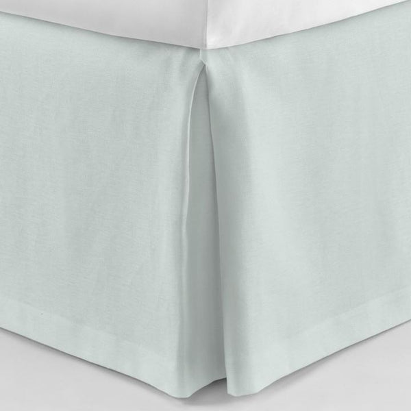 PEACOCK ALLEY MANDALAY LUXURY LINEN BED SKIRT  LAGOON
