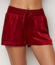 PJ HARLOW - MIKEL Satin Boxer Short in Red